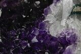 Sparkly Deep-Purple Amethyst Geode - Uruguay #378130-3